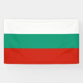 Bulgarien-Flagge Banner (Horizontal)