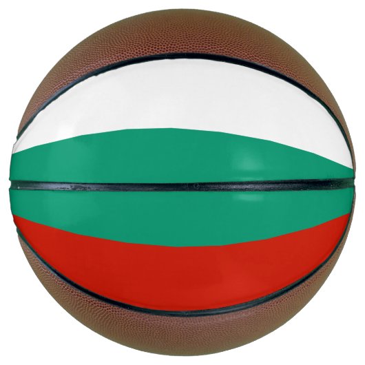 Bulgarien-Flagge Basketball (Vorderseite)