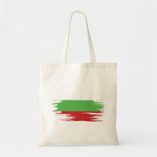 Bulgarien Flagge Brush Art Tragetasche