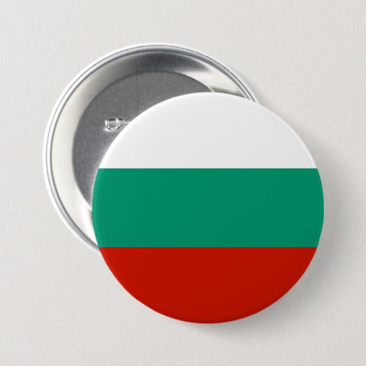 Bulgarien-Flagge Button (Vorne & Hinten)