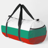 Bulgarien-Flagge Duffle Bag (Rechte Ecke)