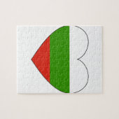 Bulgarien-Flagge einfach Puzzle (Horizontal)