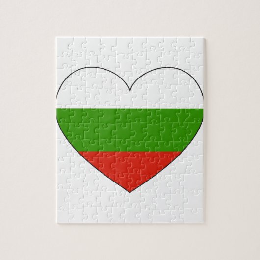 Bulgarien-Flagge einfach Puzzle (Vertikal)