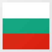 Bulgarien-Flagge Fensteraufkleber (Blatt)