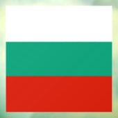 Bulgarien-Flagge Fensteraufkleber (Blatt 3)