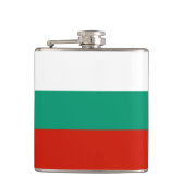 Bulgarien-Flagge Flachmann (Vorderseite)