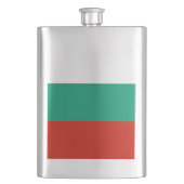 Bulgarien-Flagge Flachmann (Vorderseite)
