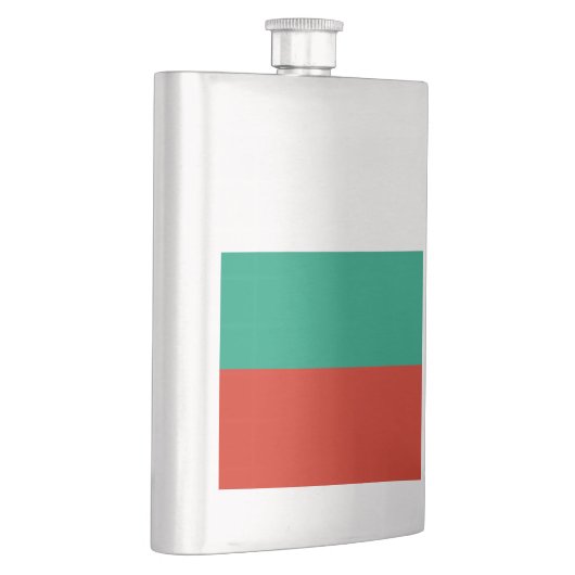 Bulgarien-Flagge Flachmann (Rechts)