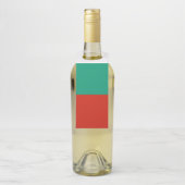 Bulgarien-Flagge Flaschenanhänger (Auf Flasche)