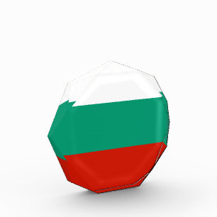 Bulgarien-Flagge Fotoblock