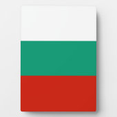 Bulgarien-Flagge Fotoplatte (Vorderseite)