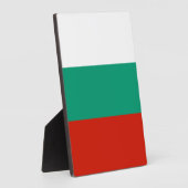 Bulgarien-Flagge Fotoplatte (Seite)