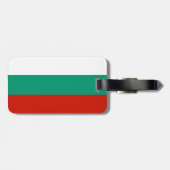 Bulgarien-Flagge Gepäckanhänger (Rückseite horizontal)