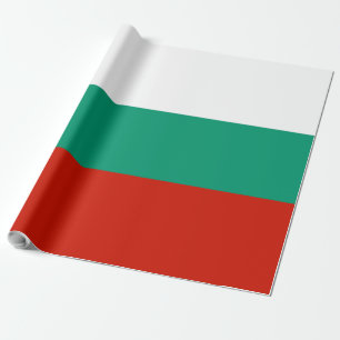 Bulgarien-Flagge Geschenkpapier