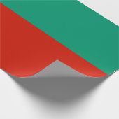 Bulgarien-Flagge Geschenkpapier (Ecke)