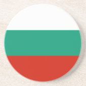 Bulgarien-Flagge Getränkeuntersetzer (Vorne)