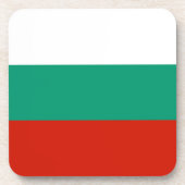 Bulgarien-Flagge Getränkeuntersetzer (Vorderseite)