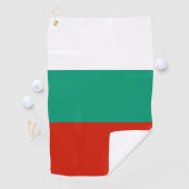 Bulgarien-Flagge Golfhandtuch (Insitu)