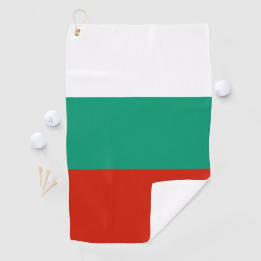 Bulgarien-Flagge Golfhandtuch (Insitu)