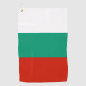 Bulgarien-Flagge Golfhandtuch (Vorderseite)
