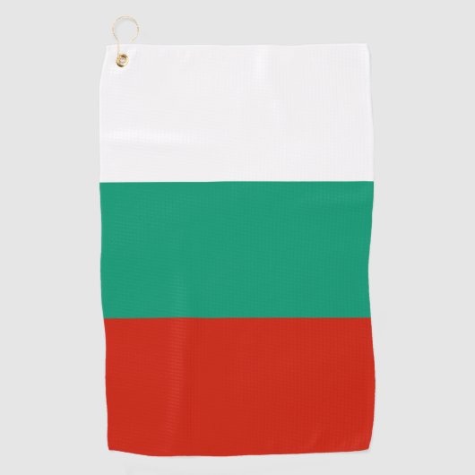 Bulgarien-Flagge Golfhandtuch (Vorderseite)