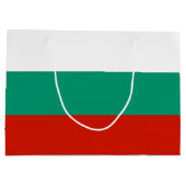 Bulgarien-Flagge Große Geschenktüte (Rückseite)