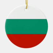 Bulgarien-Flagge Keramik Ornament (Vorne)