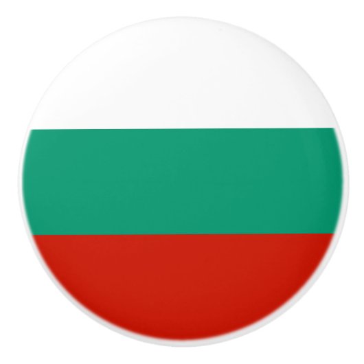 Bulgarien-Flagge Keramikknauf (Vorderseite)