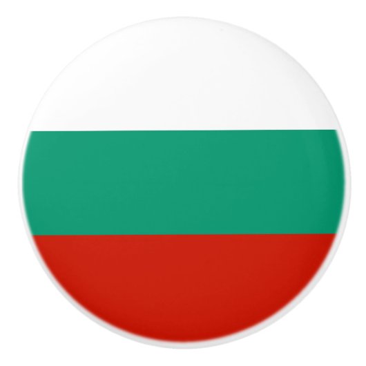 Bulgarien-Flagge Keramikknauf (Vorderseite)