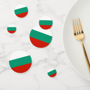 Bulgarien-Flagge Konfetti