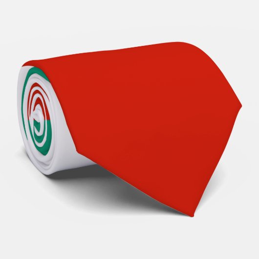 Bulgarien-Flagge Krawatte (Gerollt)