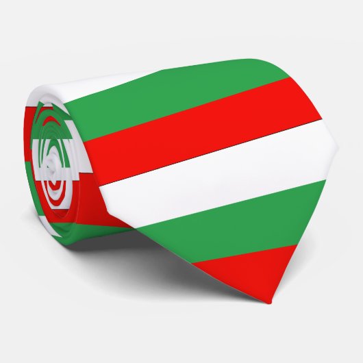 Bulgarien-Flagge Krawatte (Gerollt)