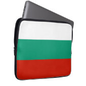 Bulgarien-Flagge Laptopschutzhülle (Vorne Rechts)