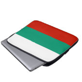 Bulgarien-Flagge Laptopschutzhülle (Vorne Knopf)