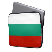 Bulgarien-Flagge Laptopschutzhülle (Vorderseite Links)