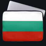Bulgarien-Flagge Laptopschutzhülle<br><div class="desc">Ein ideales Geschenk für alle, die Patrioten ihres Landes sind!</div>