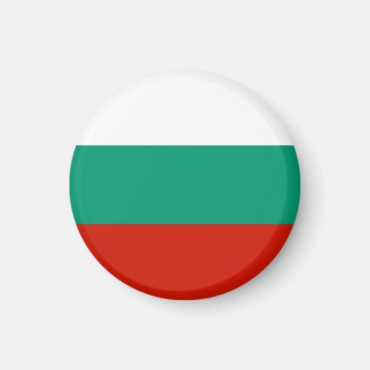 Bulgarien-Flagge Magnet (Vorne)