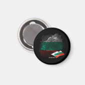 Bulgarien-Flagge Magnet (Vorderseite/Rückseite)