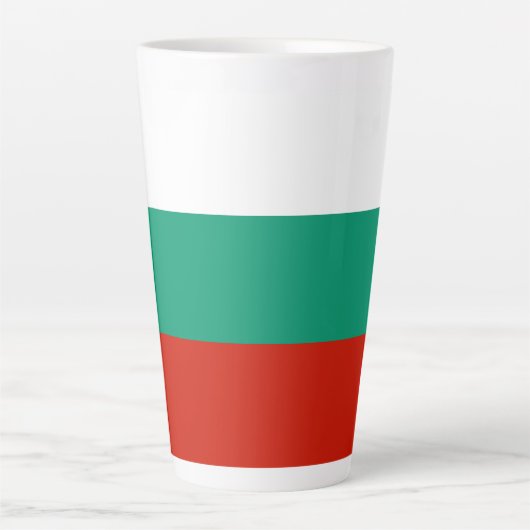 Bulgarien-Flagge Milchtasse (Vorderseite)