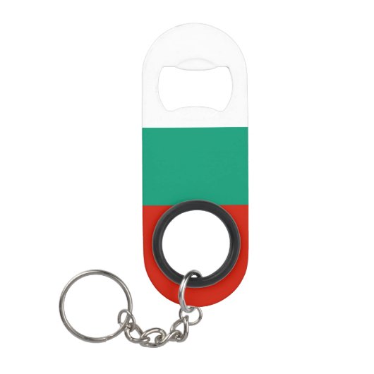 Bulgarien-Flagge Mini Flaschenöffner (Vorderseite)