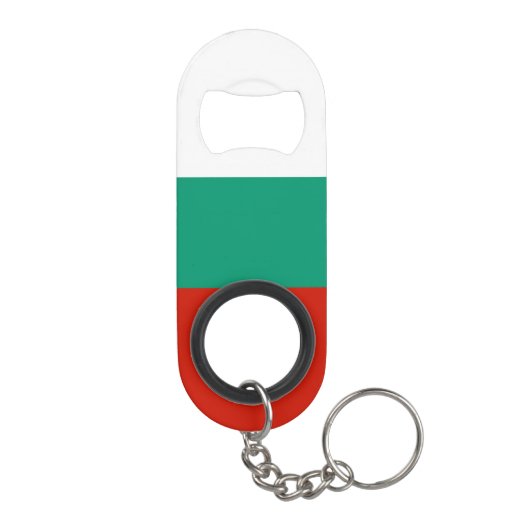Bulgarien-Flagge Mini Flaschenöffner (Rückseite)
