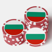 Bulgarien-Flagge Pokerchips (Stapel)