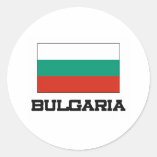 Bulgarien-Flagge Runder Aufkleber