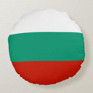 Bulgarien-Flagge Rundes Kissen