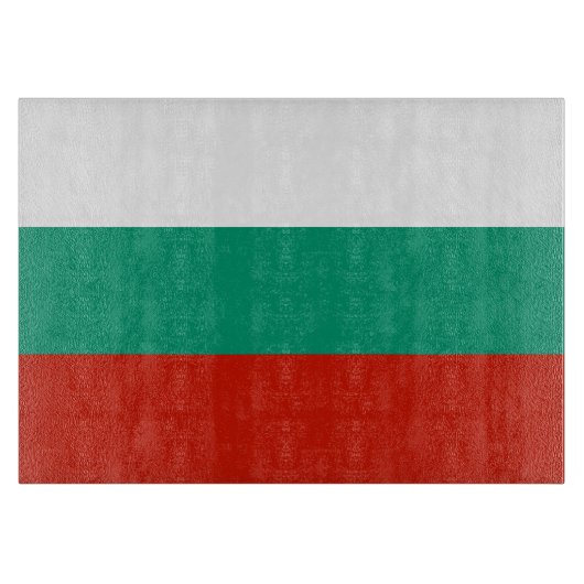 Bulgarien-Flagge Schneidebrett (Vorderseite)