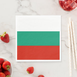 Bulgarien-Flagge Serviette