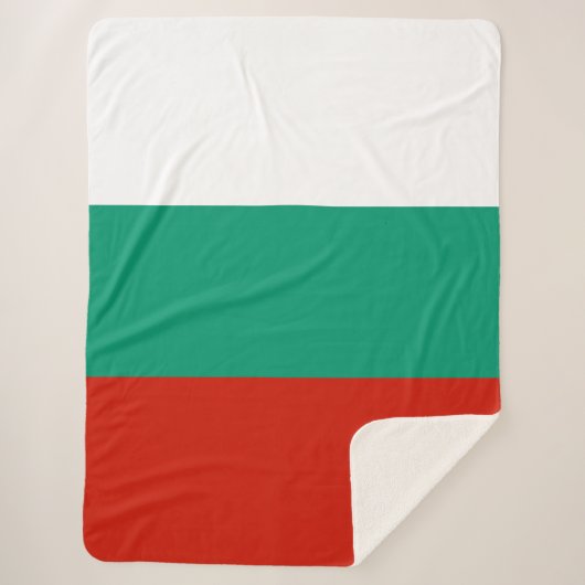 Bulgarien-Flagge Sherpadecke (Vorderseite)