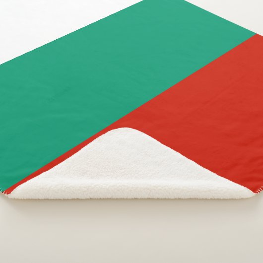 Bulgarien-Flagge Sherpadecke (3/4)