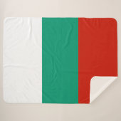 Bulgarien-Flagge Sherpadecke (Vorderseite (Horizontal))