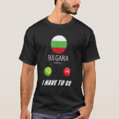 Bulgarien Flagge Souvenir Bulgarien ruft an T-Shirt (Vorderseite)